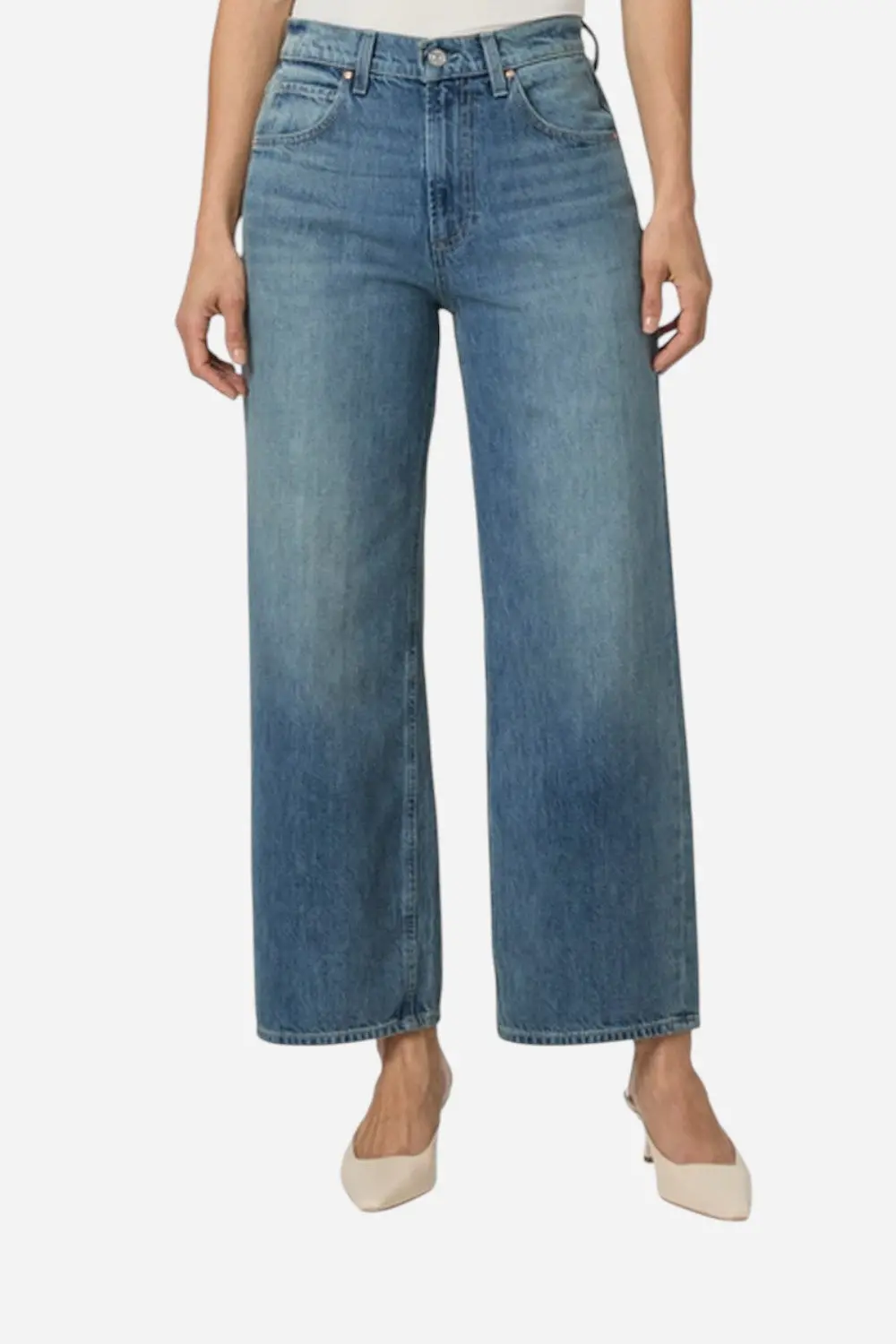 Paige Cameron Ankle Straight Jean In Clermont 1