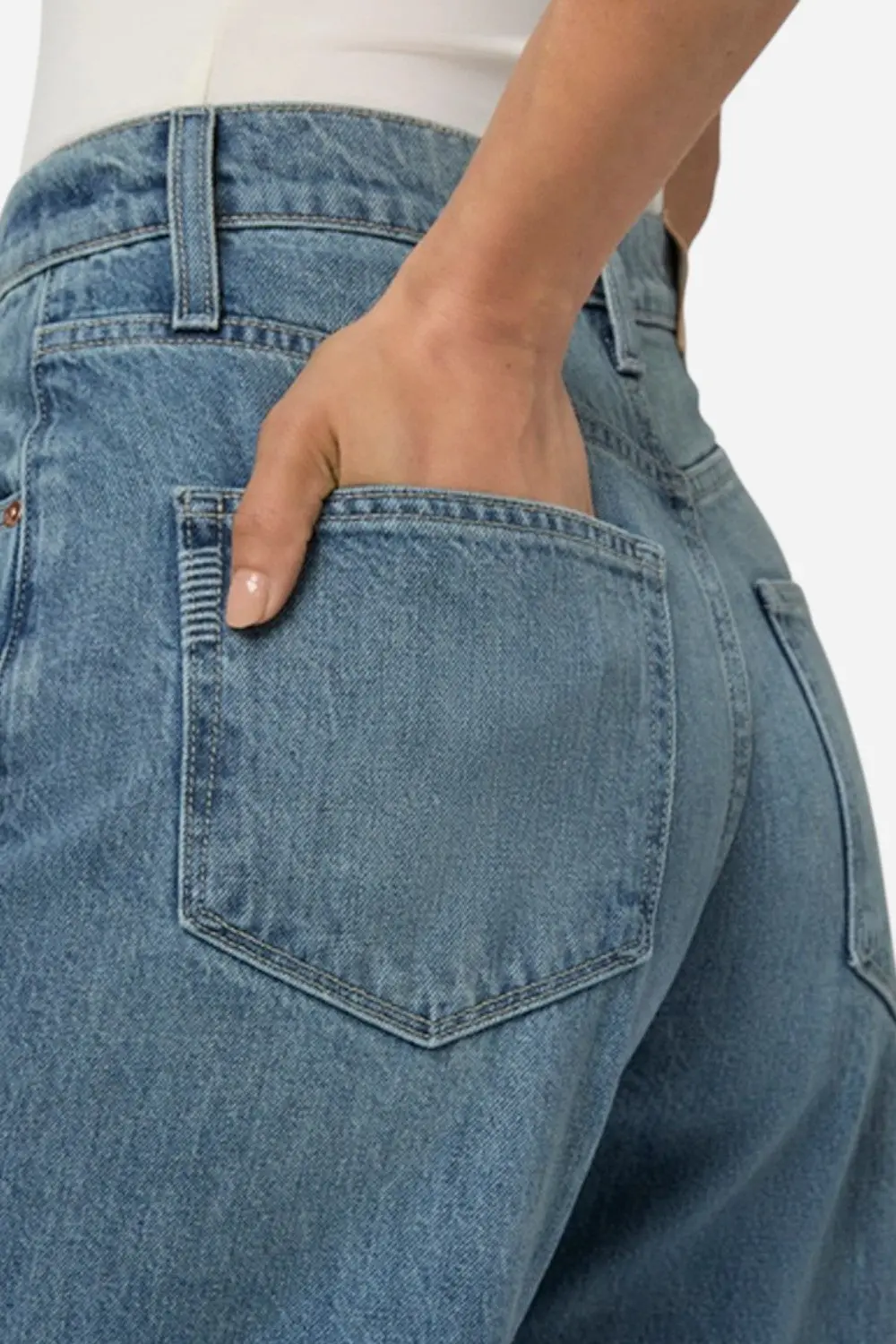 Paige Cameron Ankle Straight Jean In Clermont 3