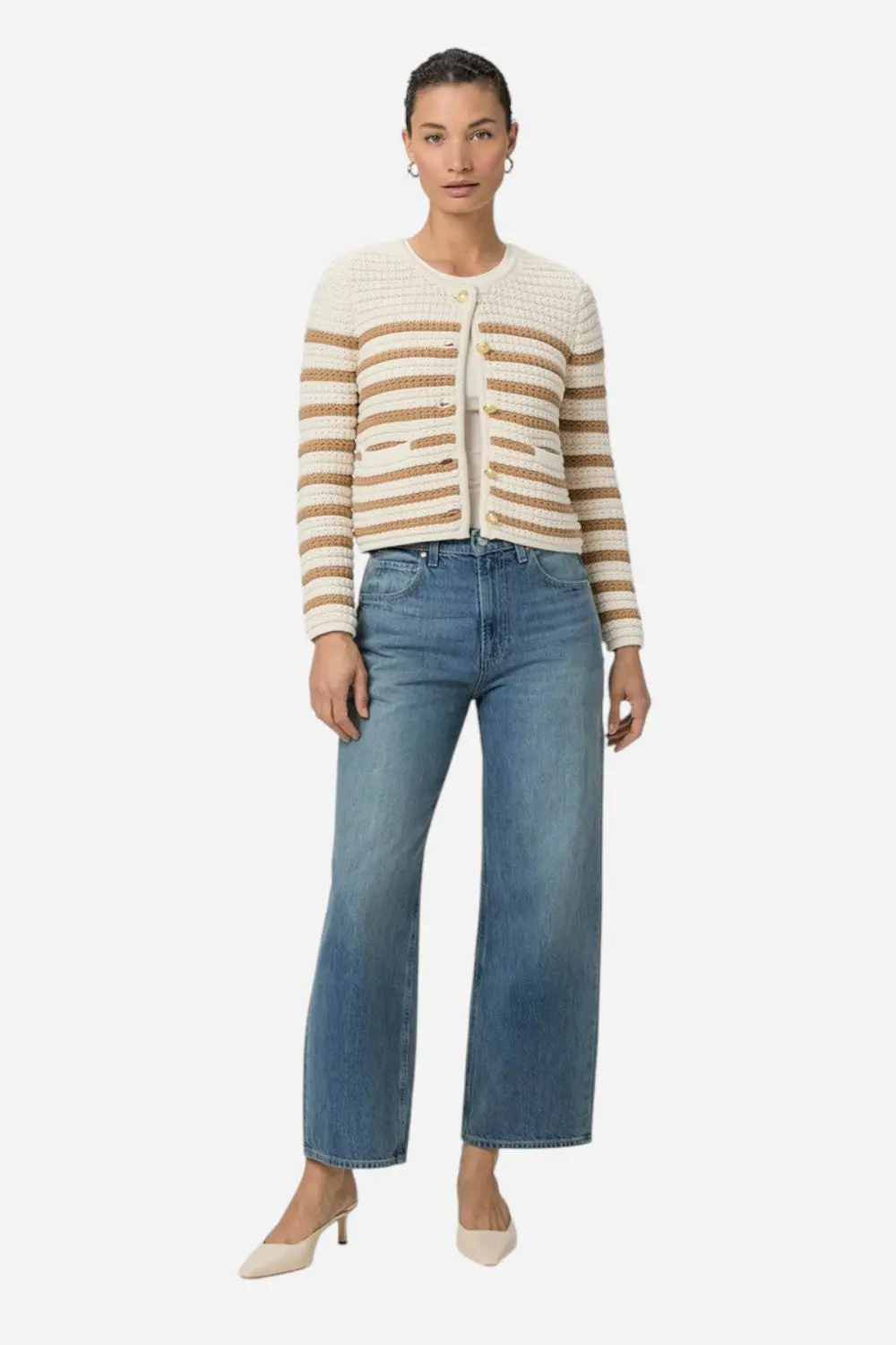 Paige Cameron Ankle Straight Jean In Clermont 5