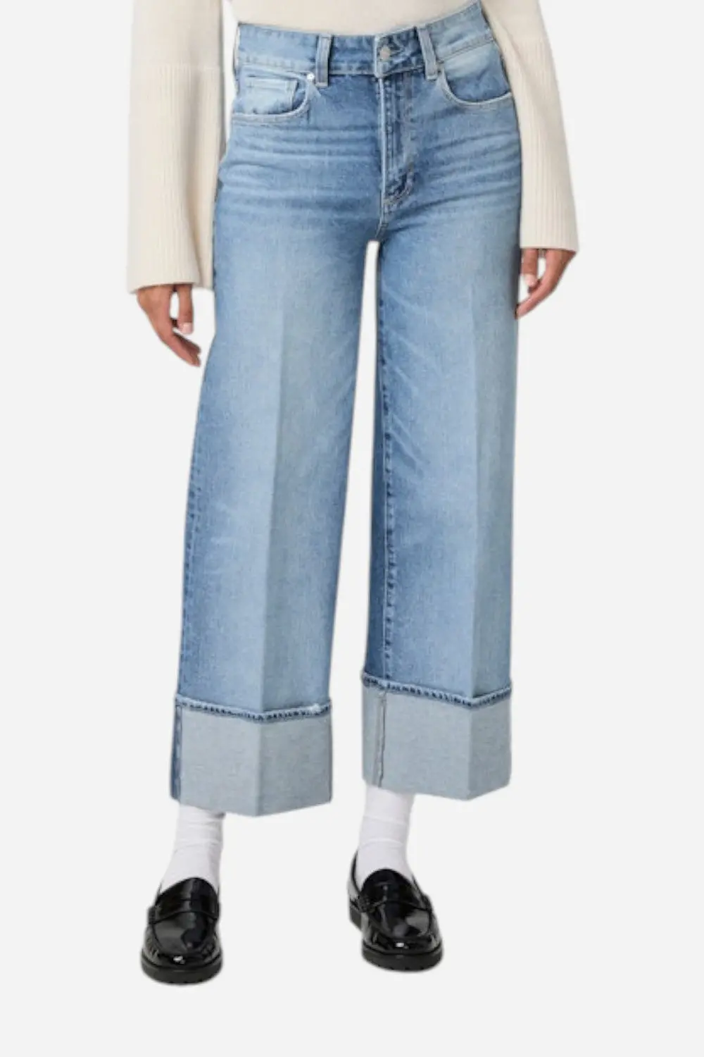 Paige Sasha Ankle Wide Leg Jean In Walk Of Fame 1