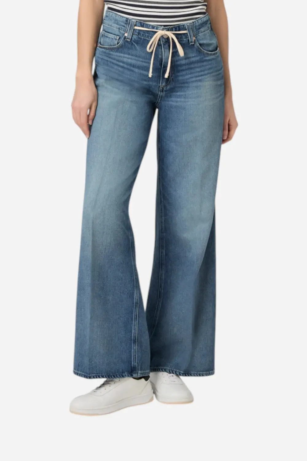 Paige Zoey 31" Wide Leg Jean In Jazz Club 1