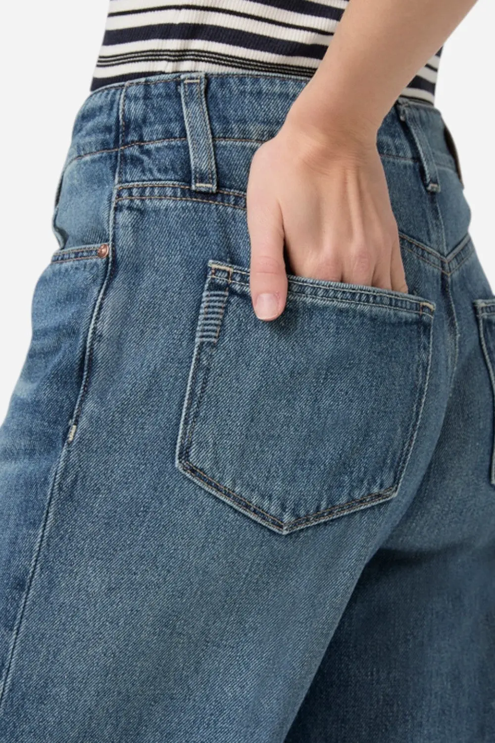 Paige Zoey 31" Wide Leg Jean In Jazz Club 5