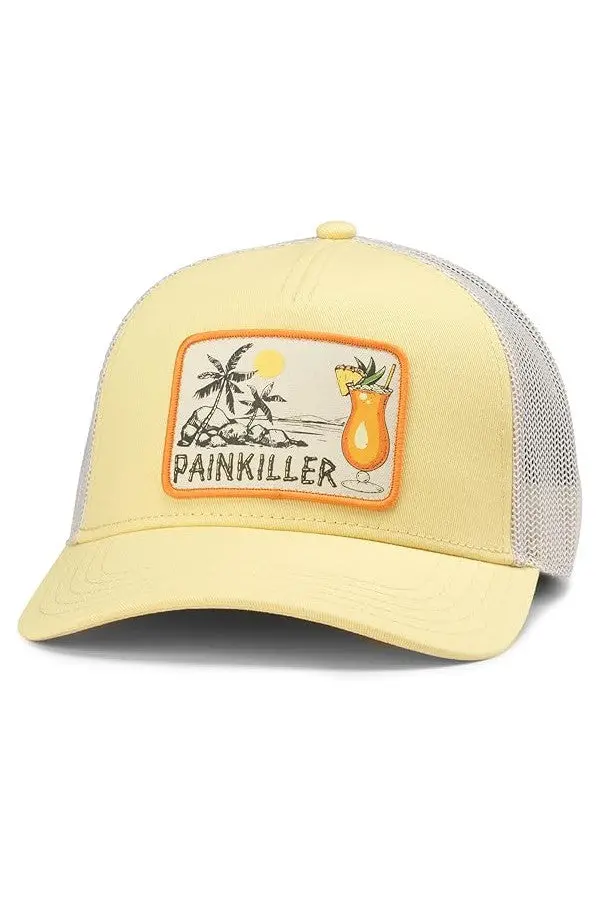 American Needle Painkiller Archive Tiki Valin Snapback Baseball Trucker Hat 1