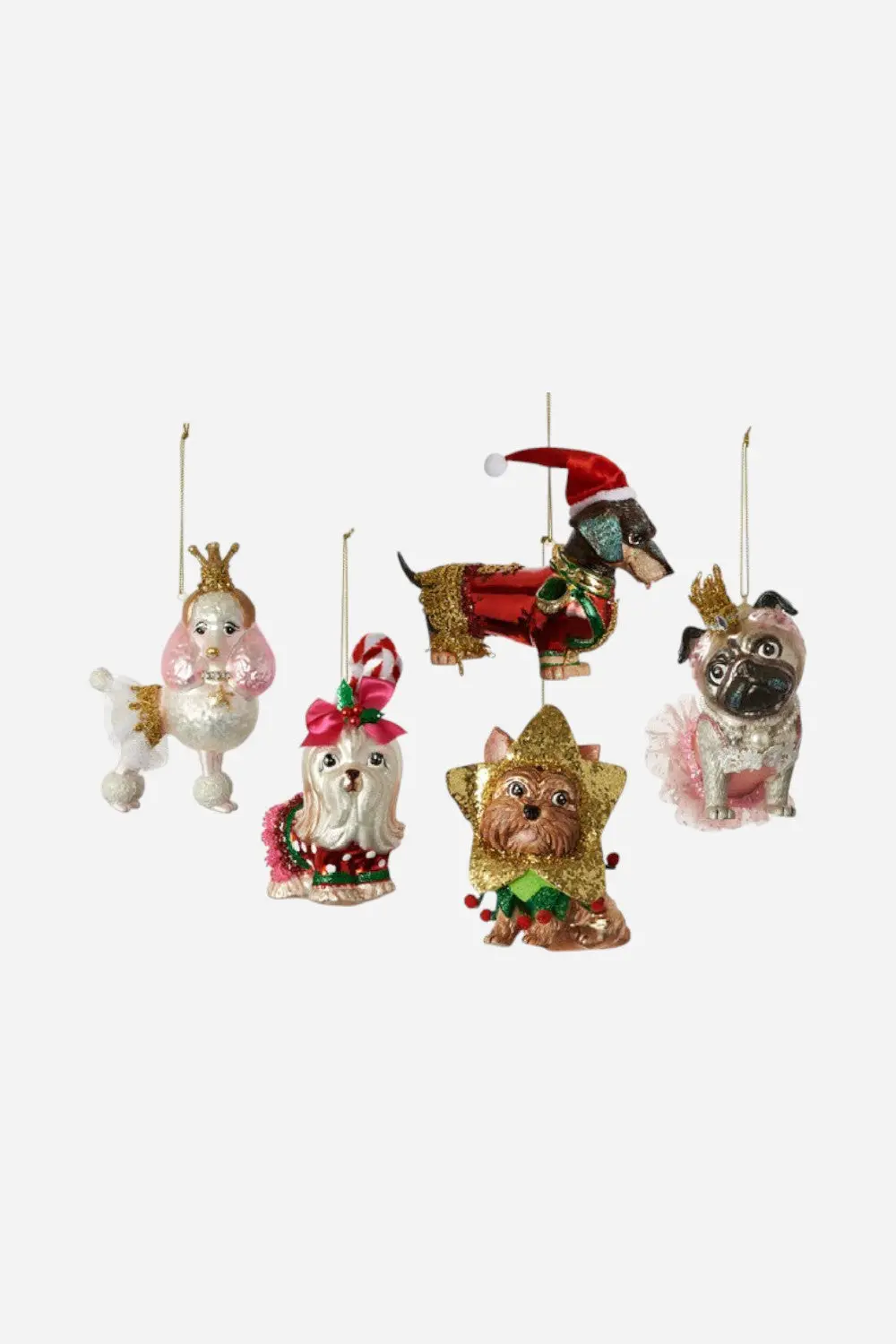 Party Dog Ornament, Shih Tzu 1