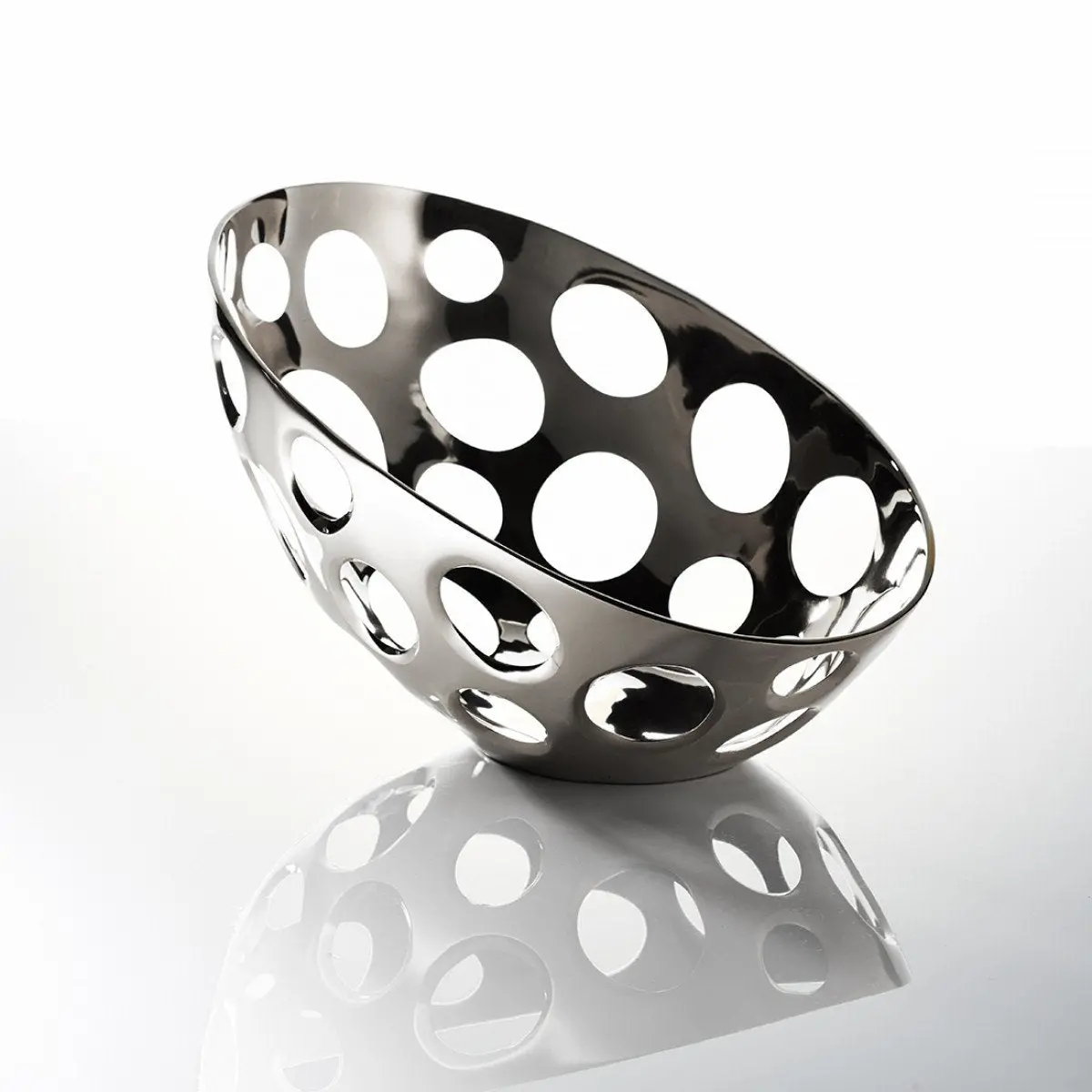 Passage Bowl Large In Polished Silver 1