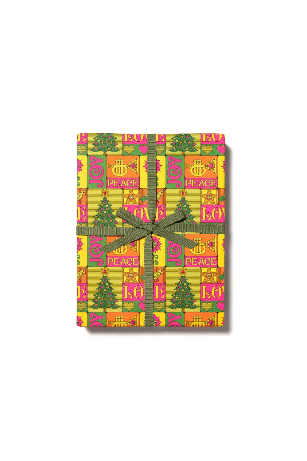 Peace Love Joy Wrapping Paper 1