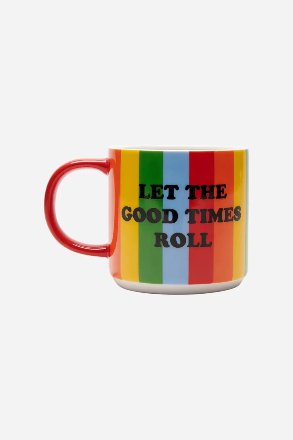 Peanuts Let The Good Times Roll Rainbow Snoopy Mug 1