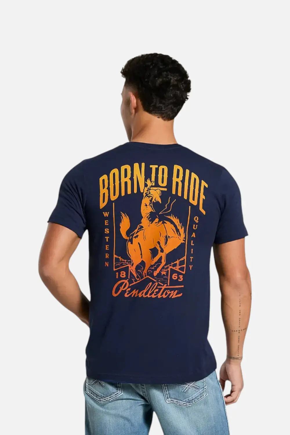 Pendleton Born To Ride Ombre Graphic Tee 1