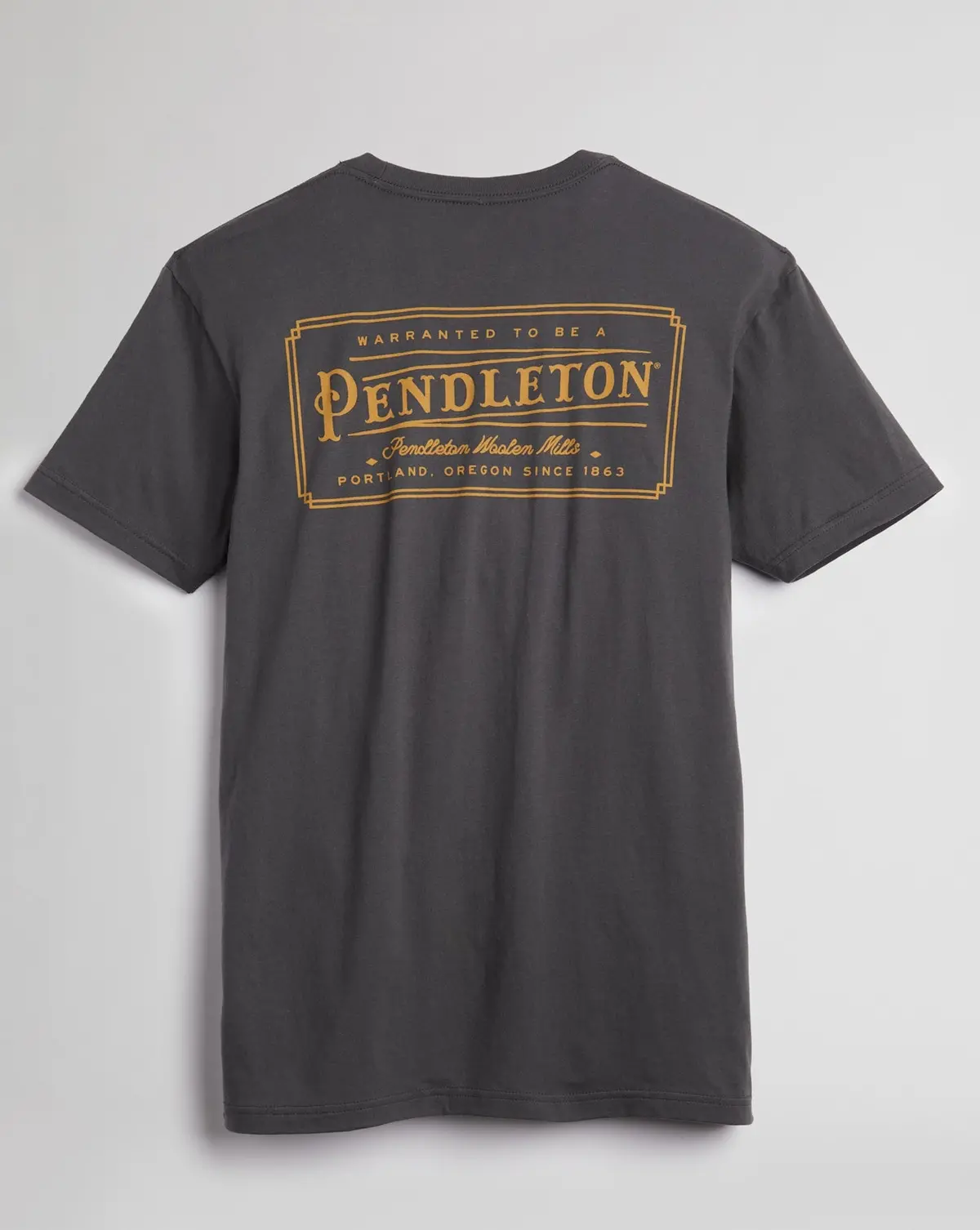 Pendleton Vintage Logo Graphic Tee In Indigo/Gold 1