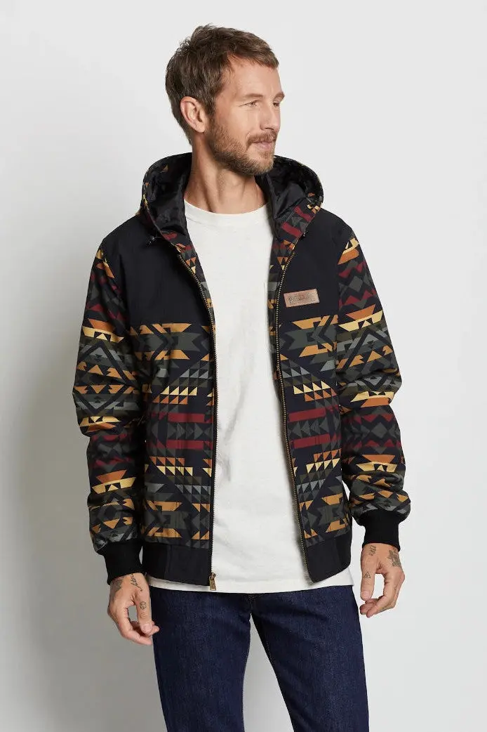 Pendleton Woolen Mills Bow Pass Bomber In Smith Rock Black 1