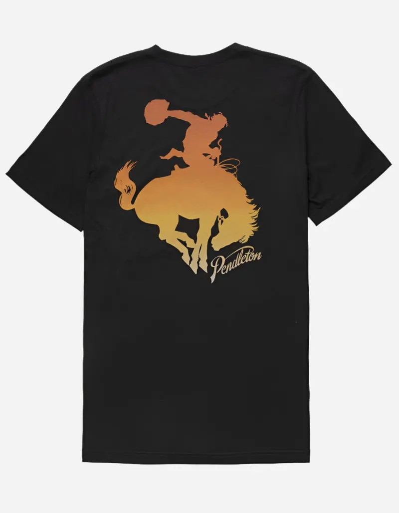 Pendleton Woolen Mills Ombre Bucking Horse Graphic Tee 1
