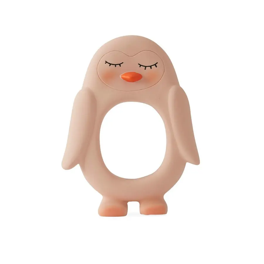 Penguin Baby Teether Rose 1