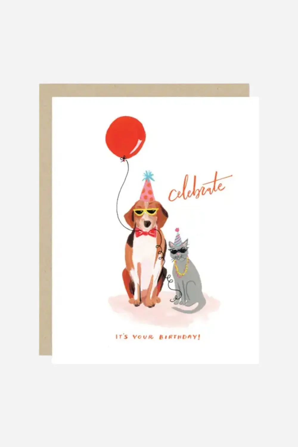 Pets In Shades Birthday Card 1