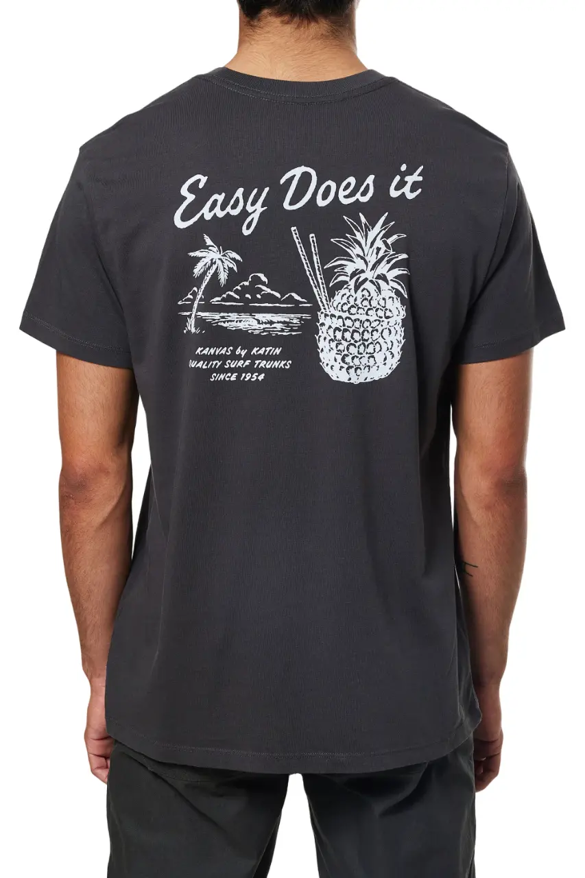 Katin Pina Tee In Black Wash 1