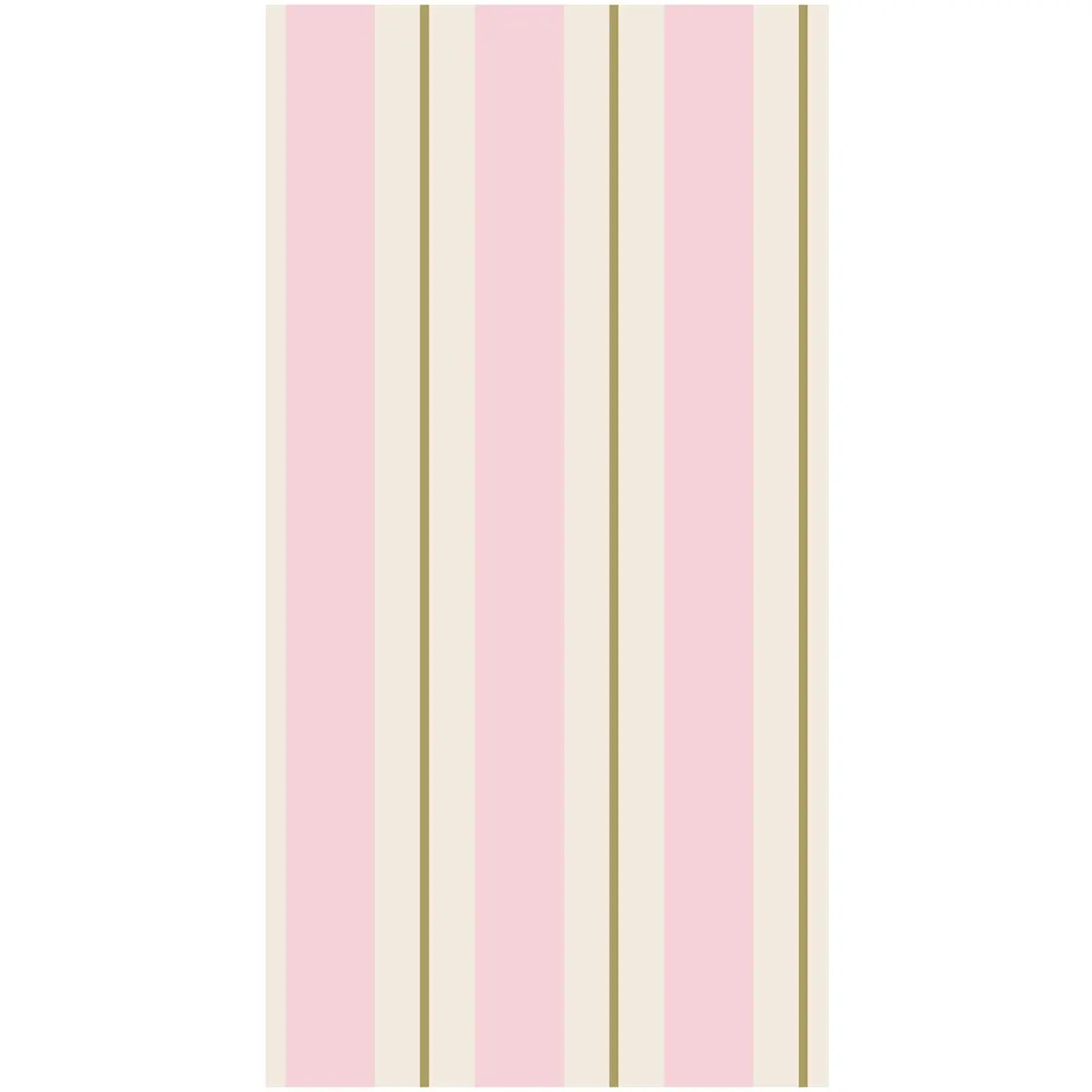 Pink & Gold Awning Stripe Guest Napkins - Set Of 16 1