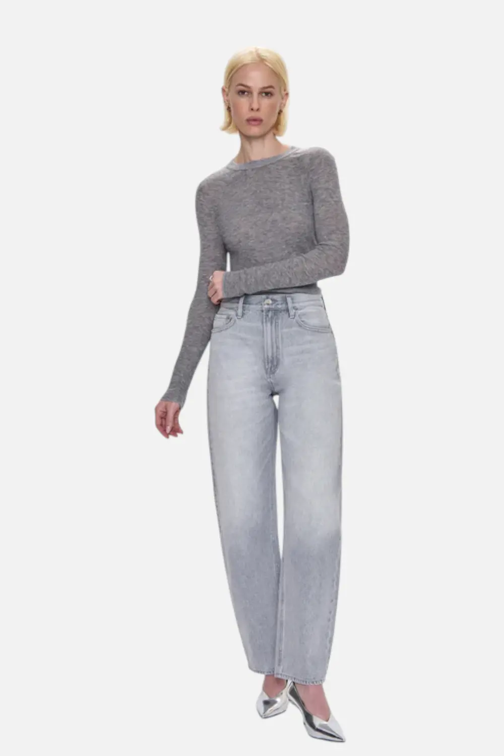 Pistola Wes High Rise Barrel Jean In Enigma 1