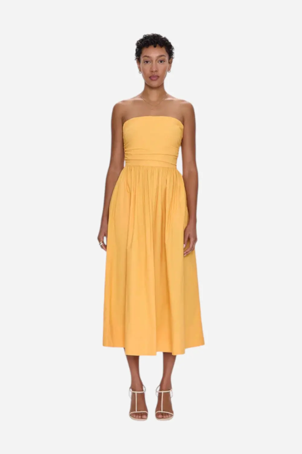 Pistola Florence Strappy Back Dress - Papaya 1