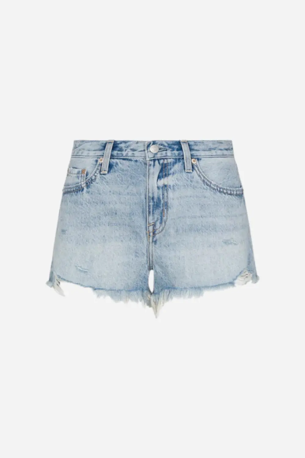 Pistola Gigi Low Rise Short In Vivid Distressed 4
