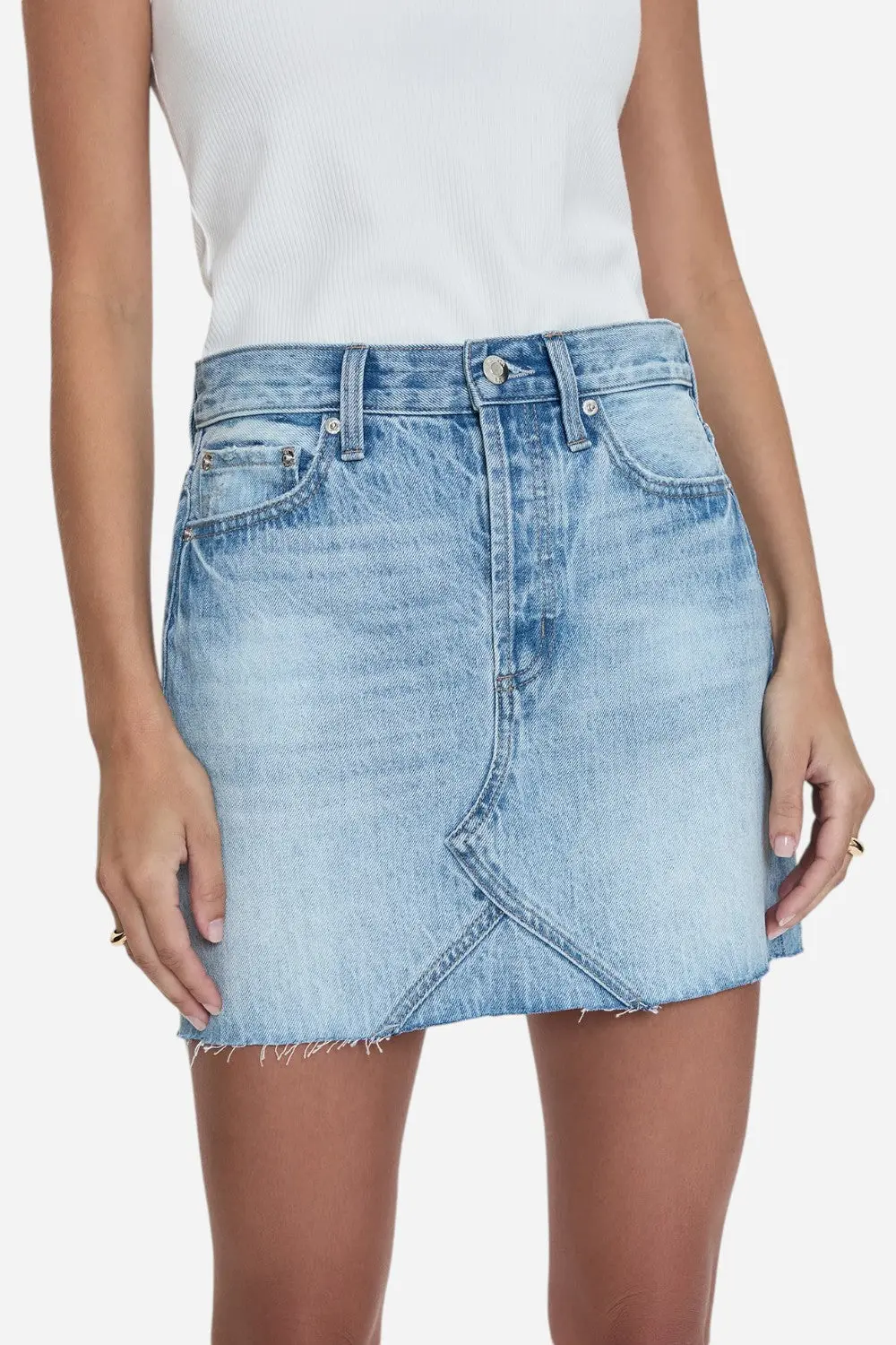 Pistola Kat High Rise Skirt In Academia 1
