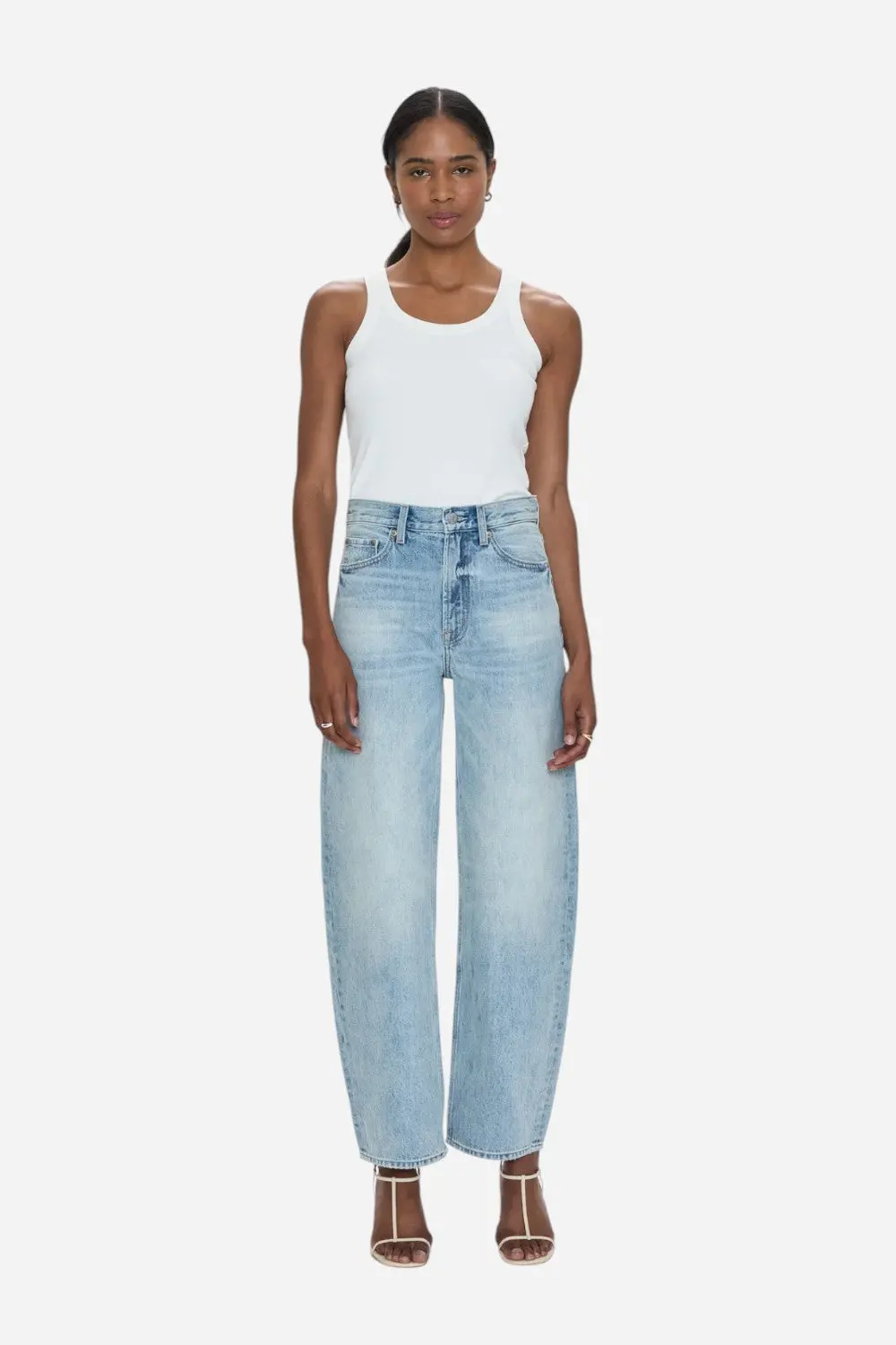 Pistola Wes High Rise Barrel Jean In Clever 1