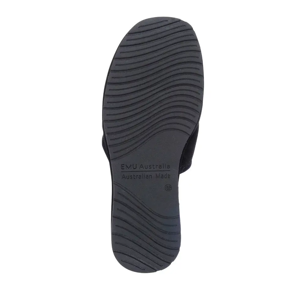 Emu Australia Platinum Yamba Slippers In Black 5