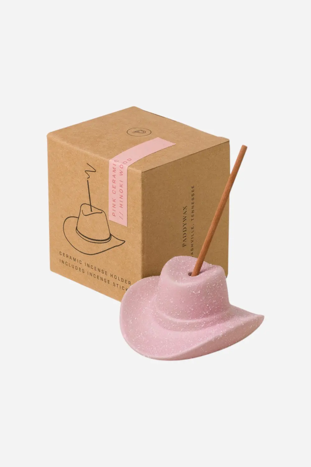 Cowboy Hat Incense Holder In Pink 1