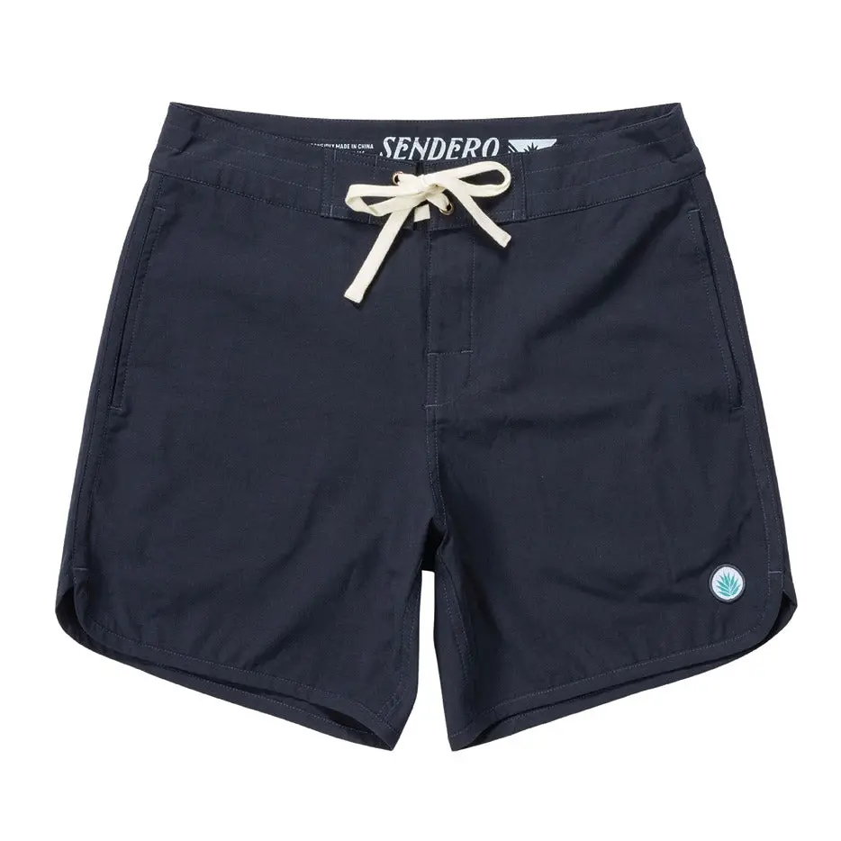 Sendero Provisions Point Bar Boardshort In Deep Navy 1