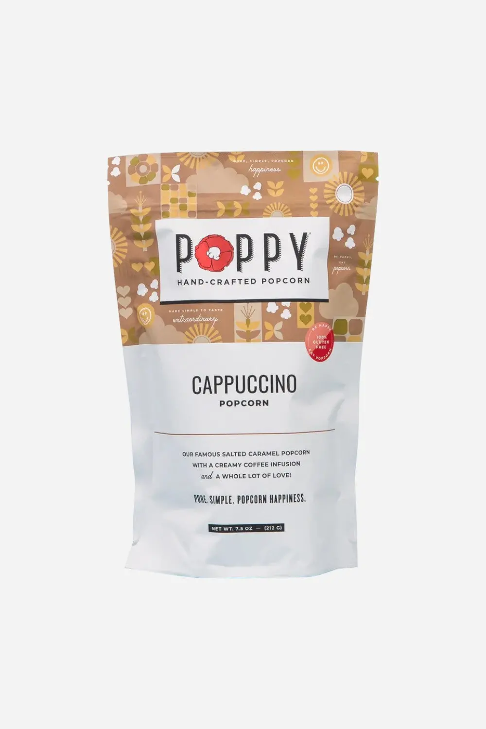 Poppy Popcorn Cappuccino 6Oz Market Bag 1
