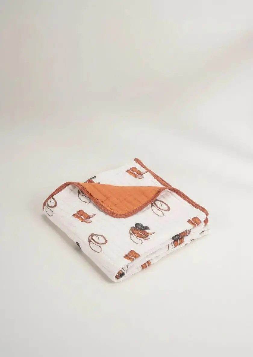 Western Baby Muslin Blanket 1