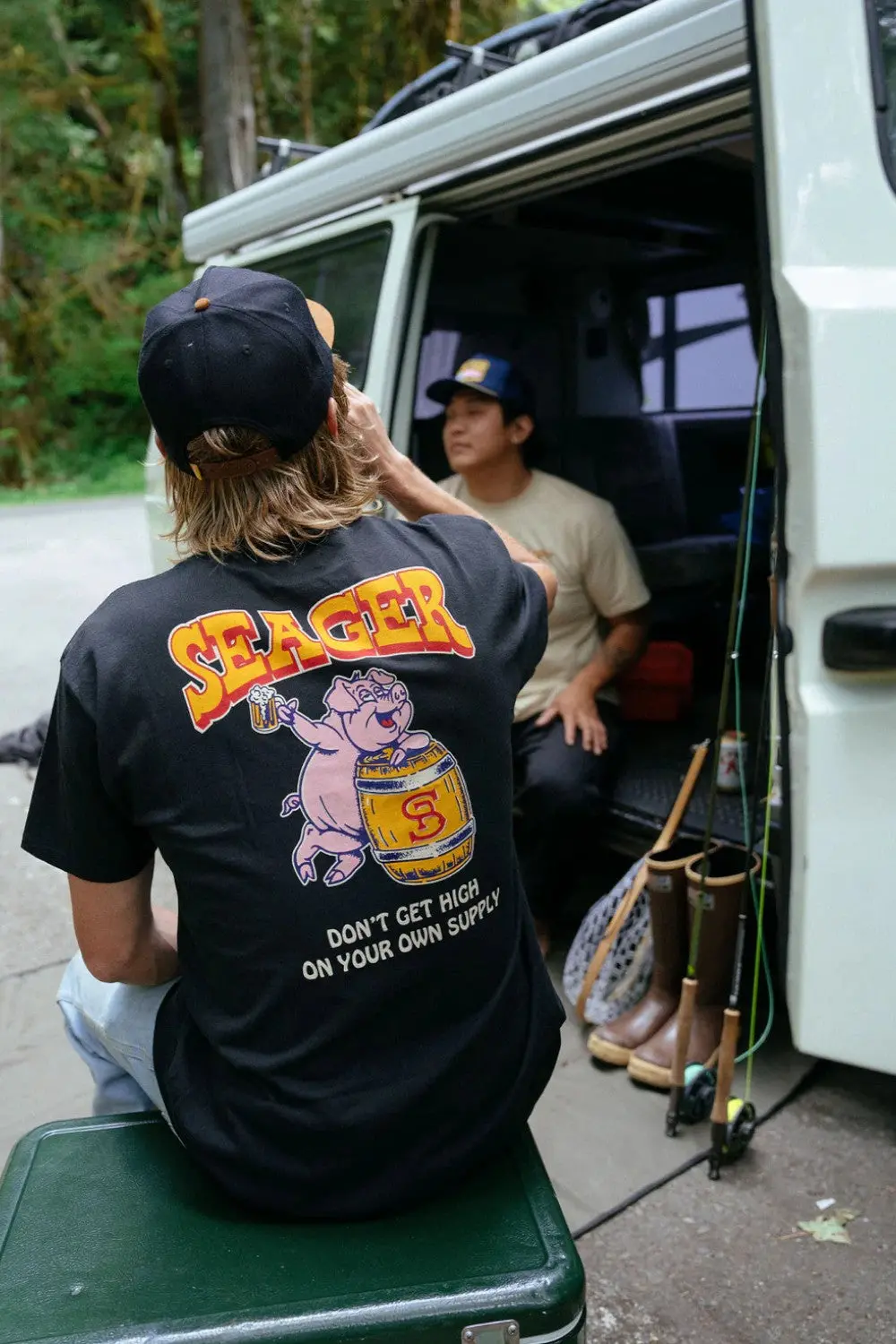 Seager Hog High Tee Black 5