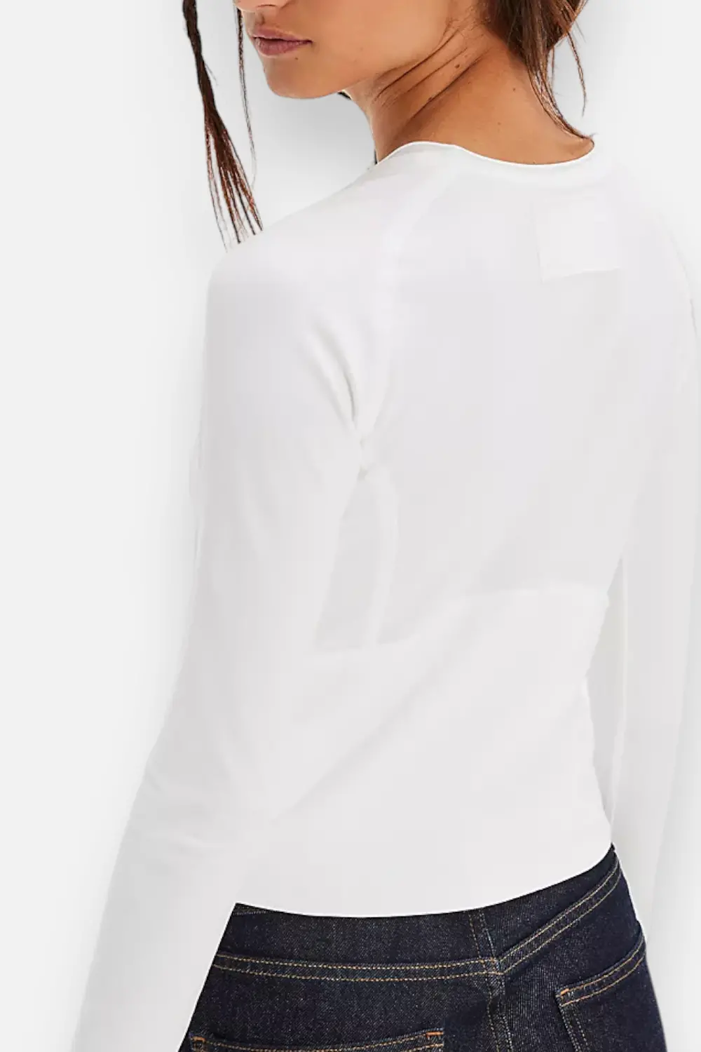 Free People Protagonist Long Sleeve In Ivory 1