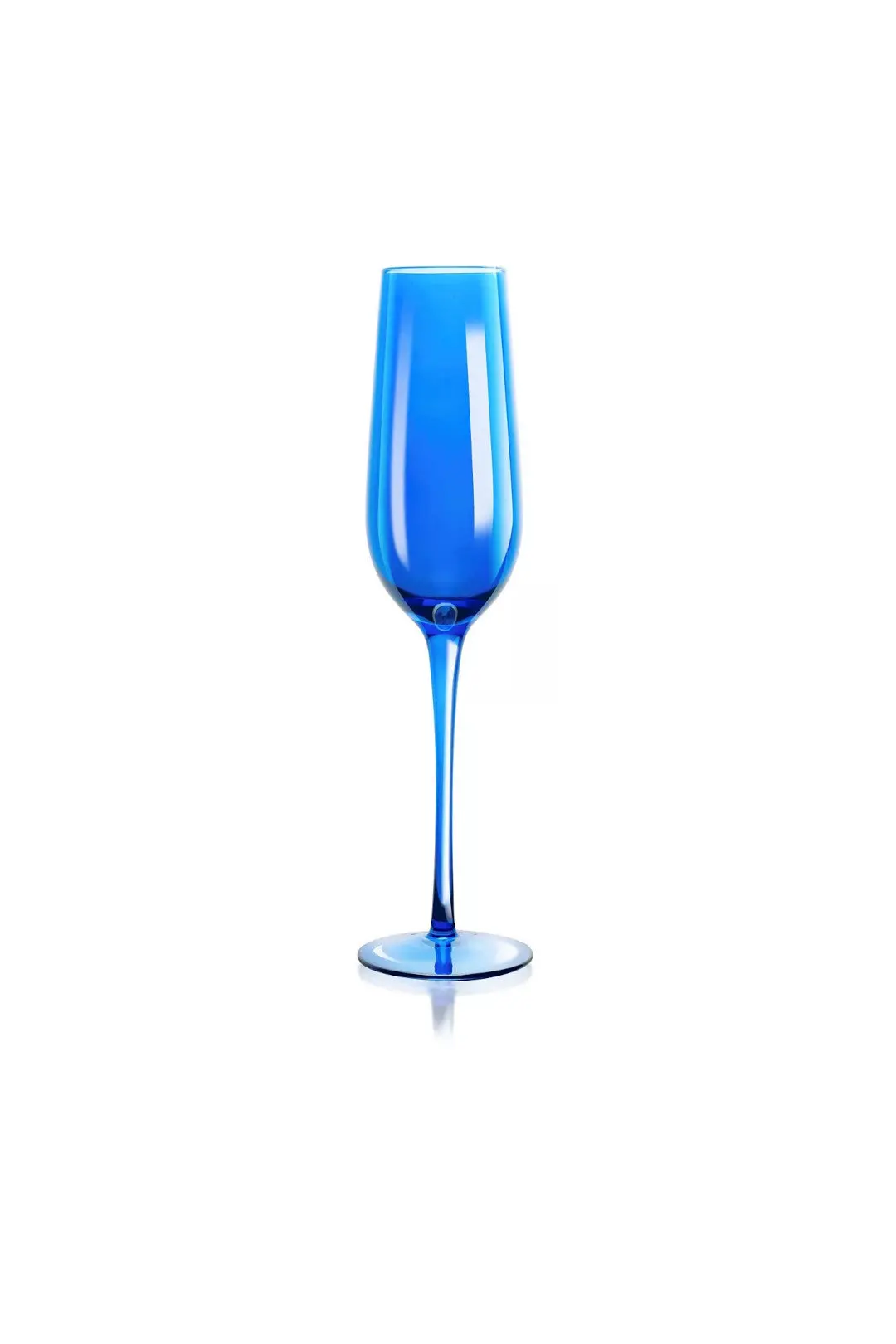 Qualia Glass Carnival Champagne Flute In Blue - Set Of 4 1