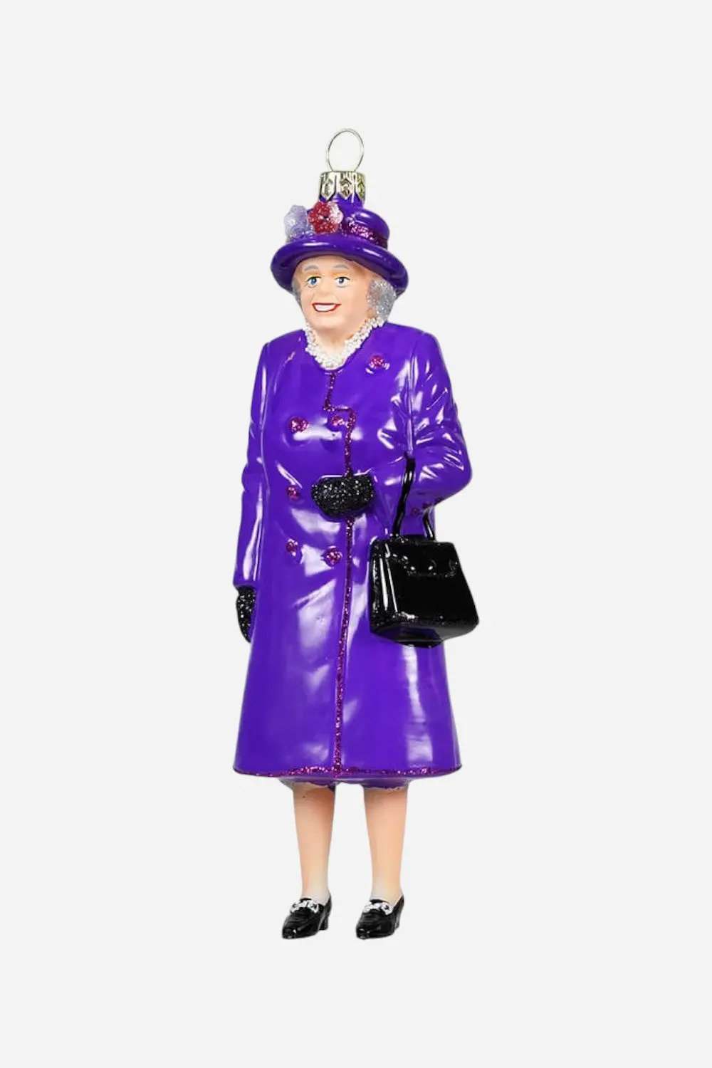 Queen Elizabeth Ornament, Purple Outfit 1