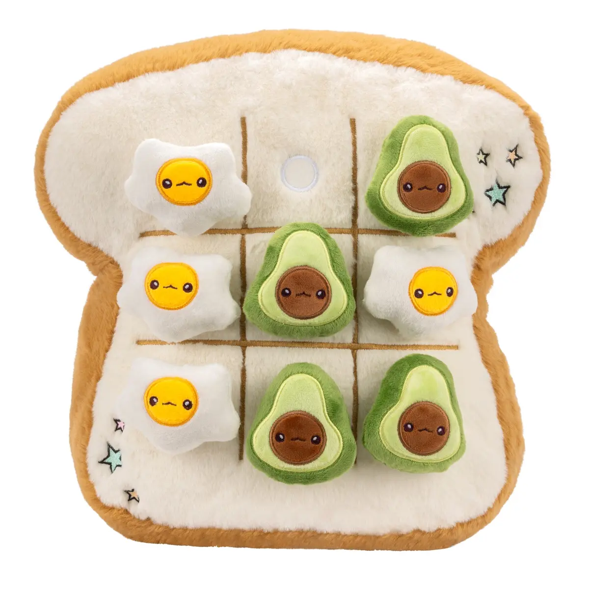 Russ Breakfast Toast Tic Tac Toe Plush Playset 1