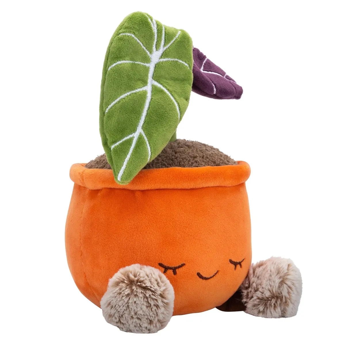 Greenhouse By Russ 12-Inch Black Velvet Alocasia Plant Plush 2