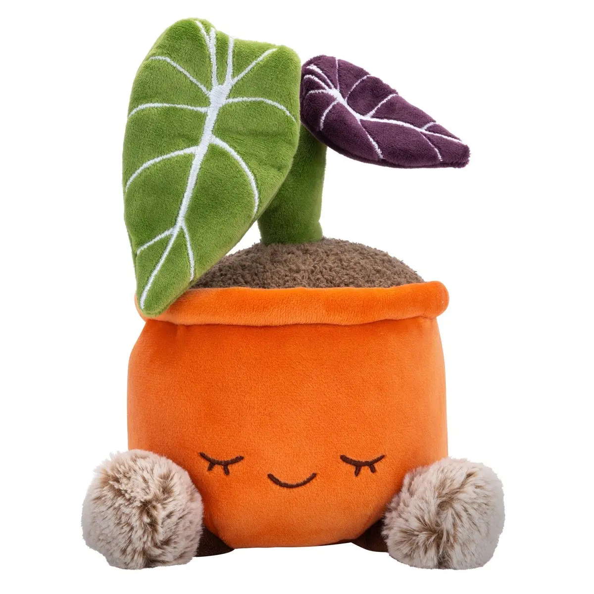 Greenhouse By Russ 12-Inch Black Velvet Alocasia Plant Plush 1