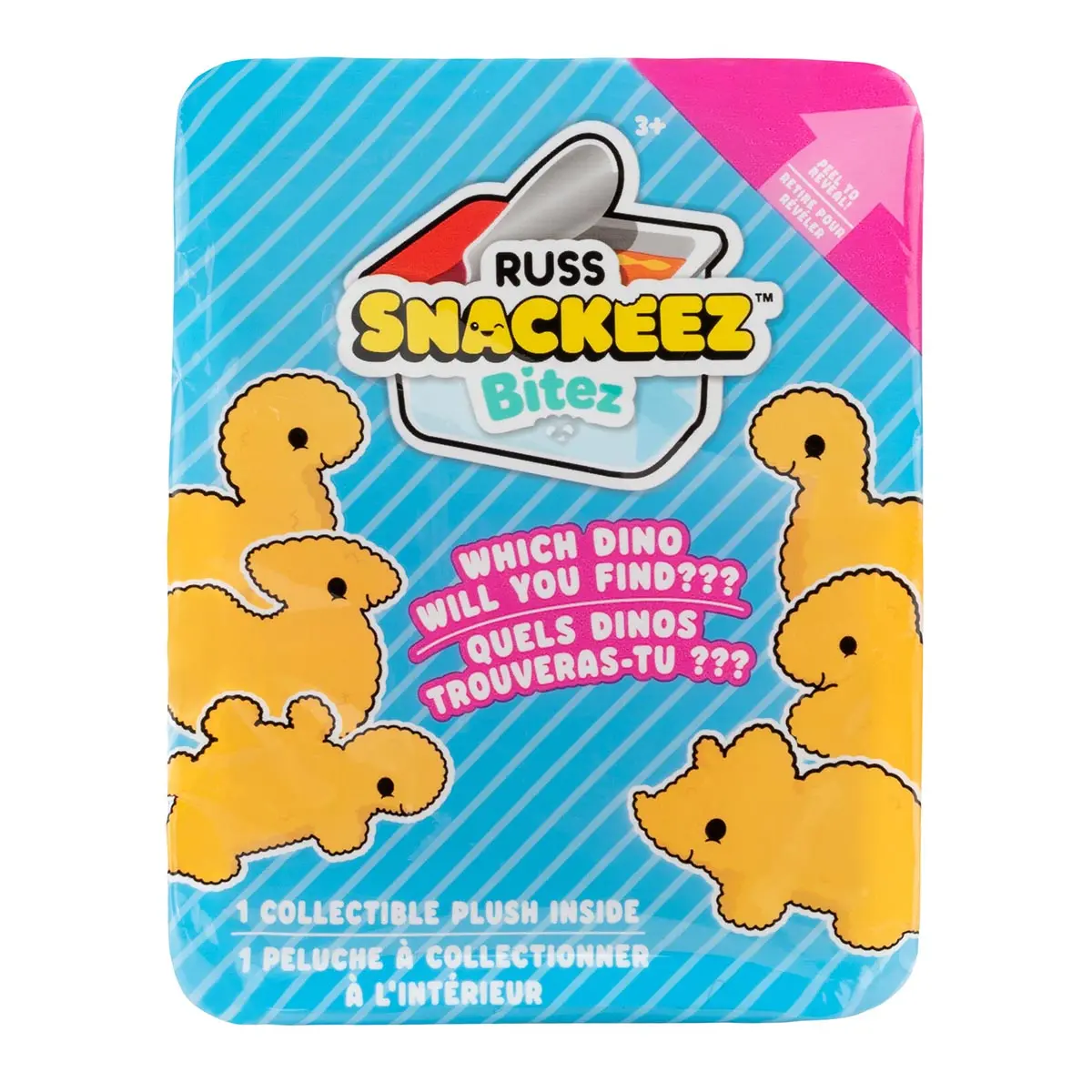 Russ 3.5-Inch Snackeez Dino Nuggets Blindbox - Includes 1 Surprise Plush 1