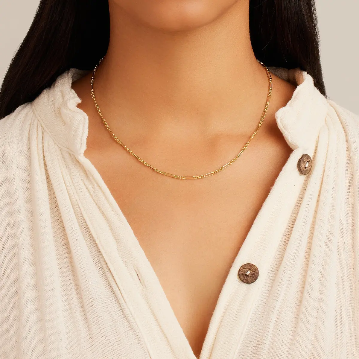 Reed Mini Necklace In Gold 2