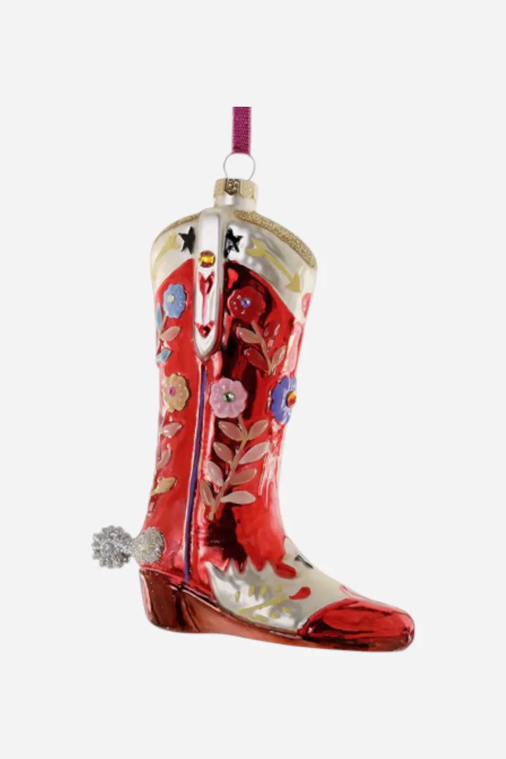 Rhinestone Cowboy Boot Red 1