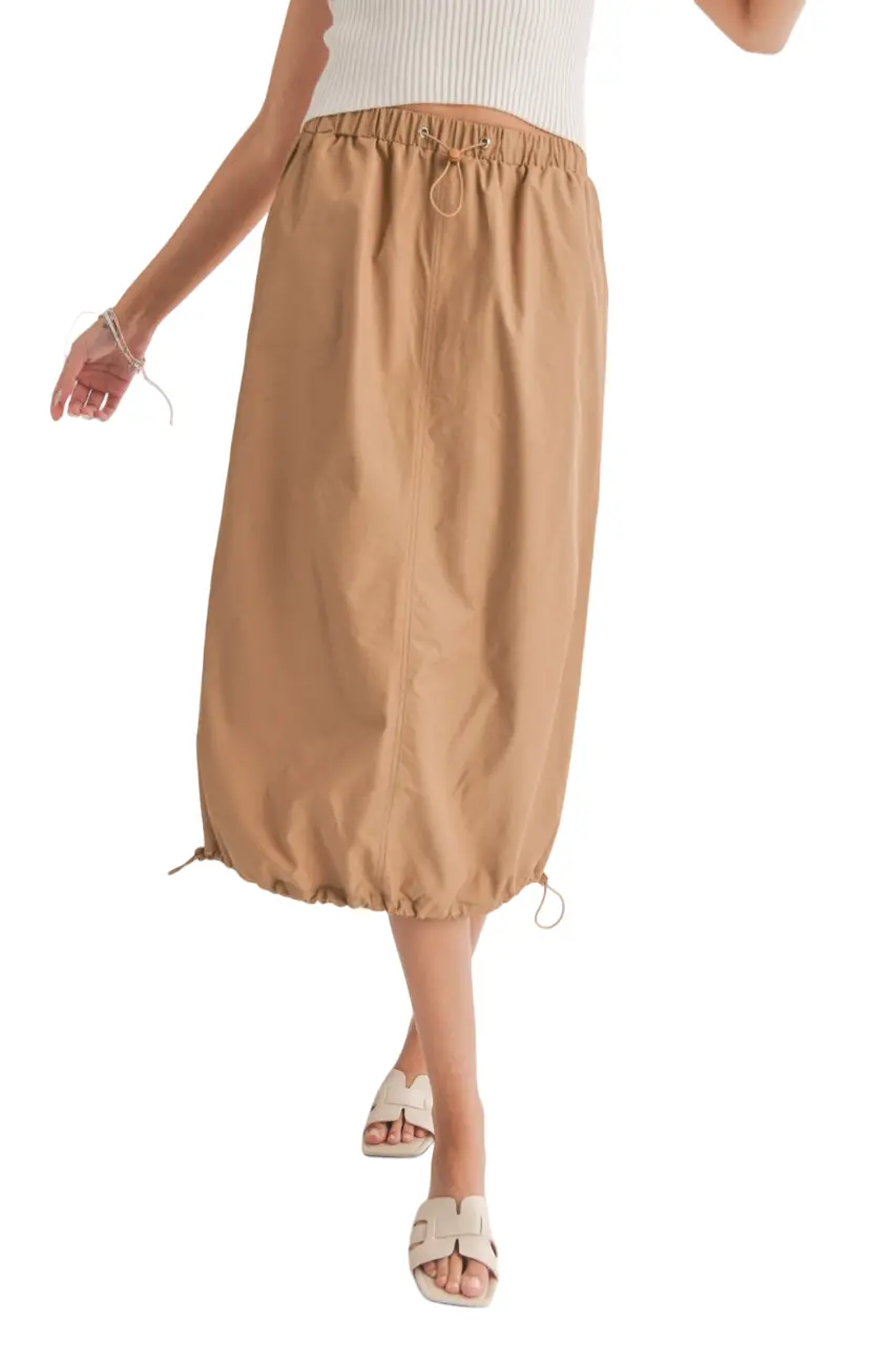 Sadie & Sage Roadrunner Drawstring Parachute Skirt 1