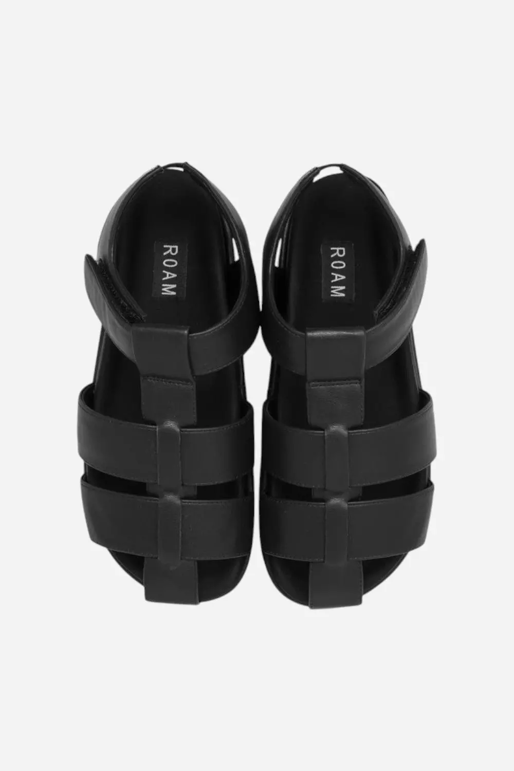 Roam 90'S Stack In Black Vegan Leather 2