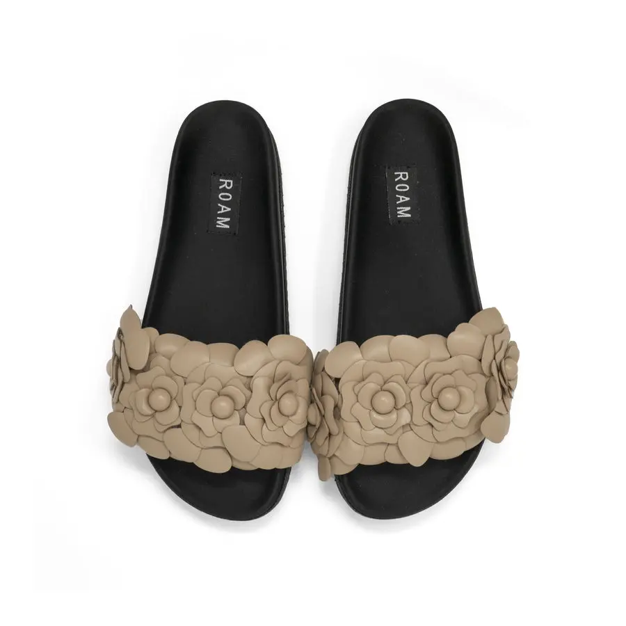 Roam Fleur Slide In Nude Vegan Leather 1