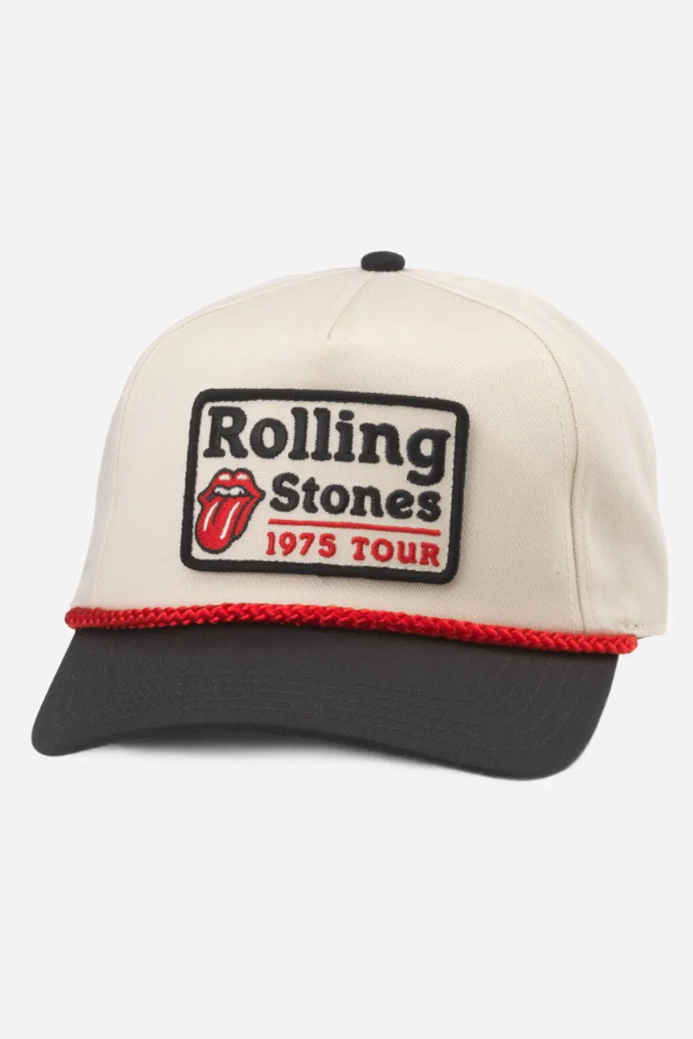 American Needle Rolling Stones Roscoe In Ivory Black 1