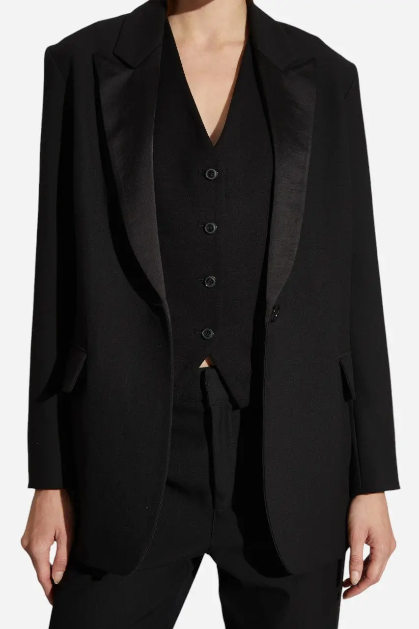 Saint Art Dylan Tuxedo Jacket Black 1