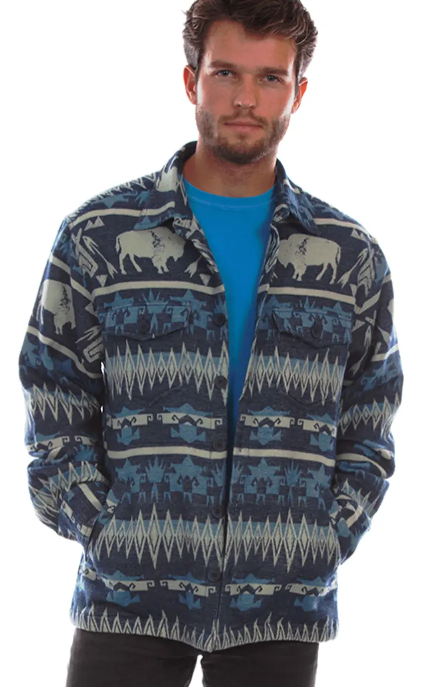 Buffalo Shirt Jacket, Blue 1