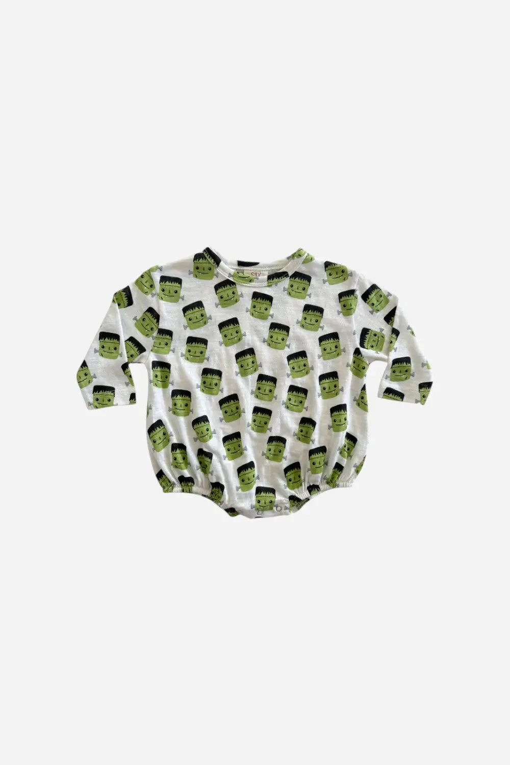 Siix Collection Halloween Monster / Organic Long Sleeve T-Shirt Bubble 1