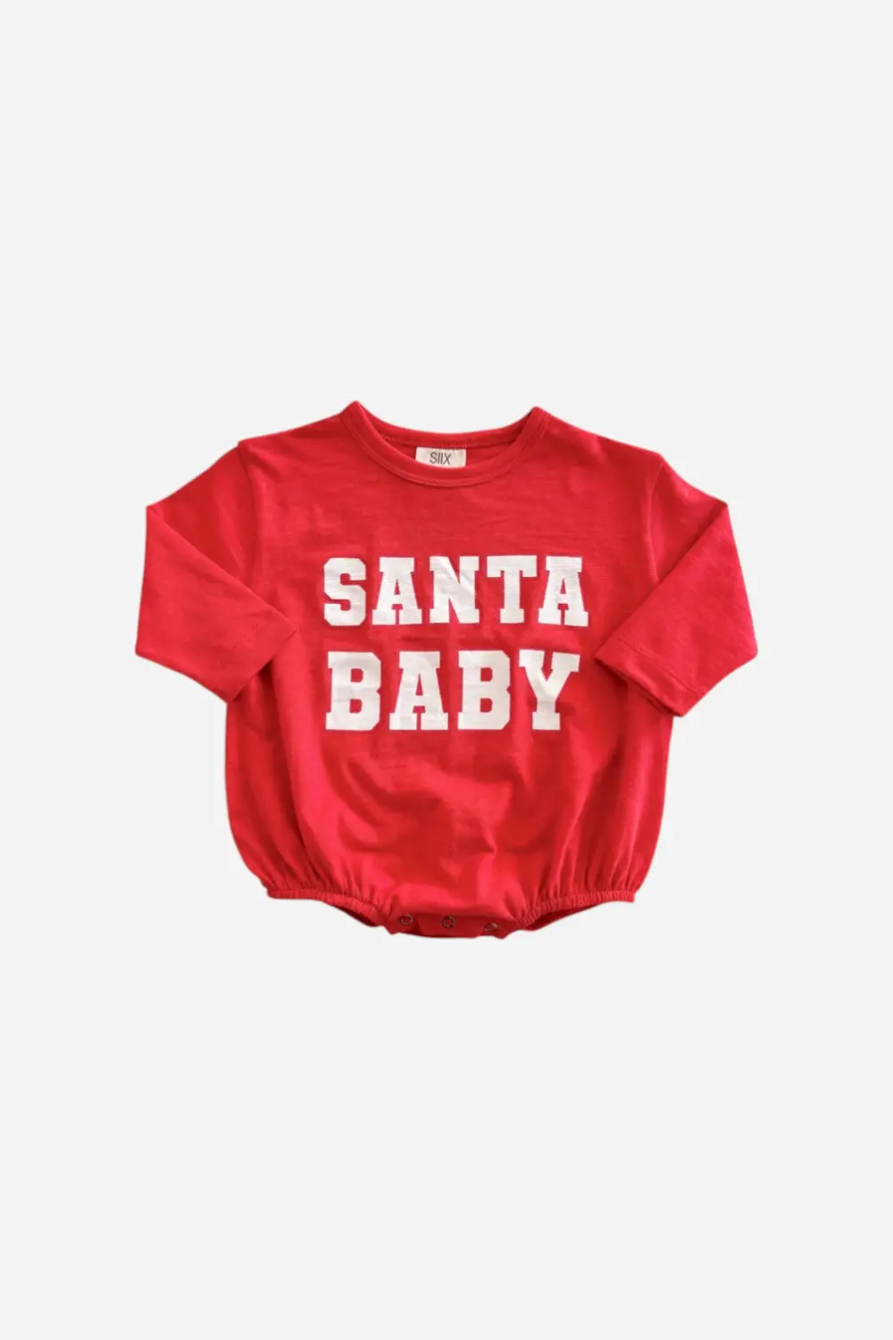 Siix Collection Santa Baby / Organic Long Sleeve T-Shirt Bubble 1