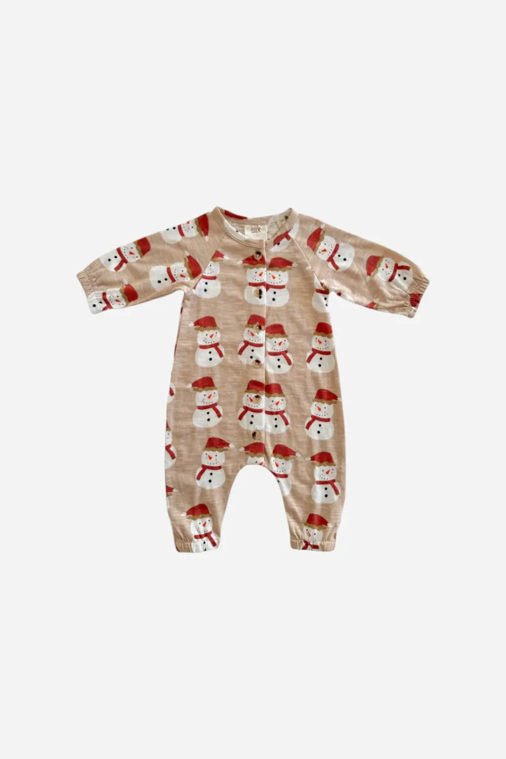 Siix Collection Snowman / Organic Long Sleeve Bay Jumpsuit 1