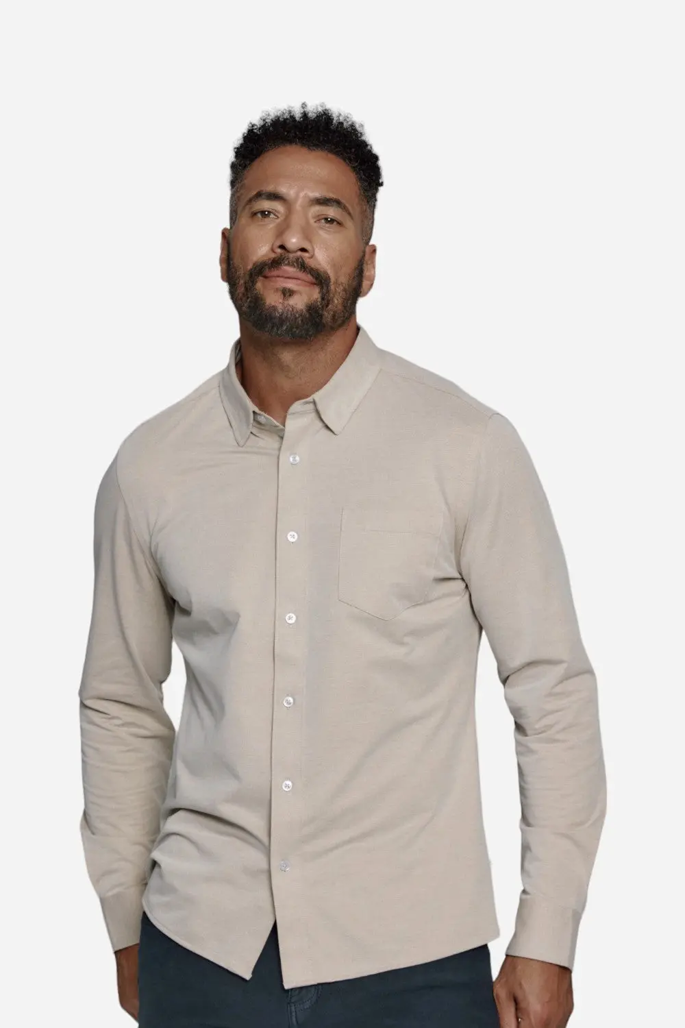 7 Diamonds Oxford Stretch Tan 1