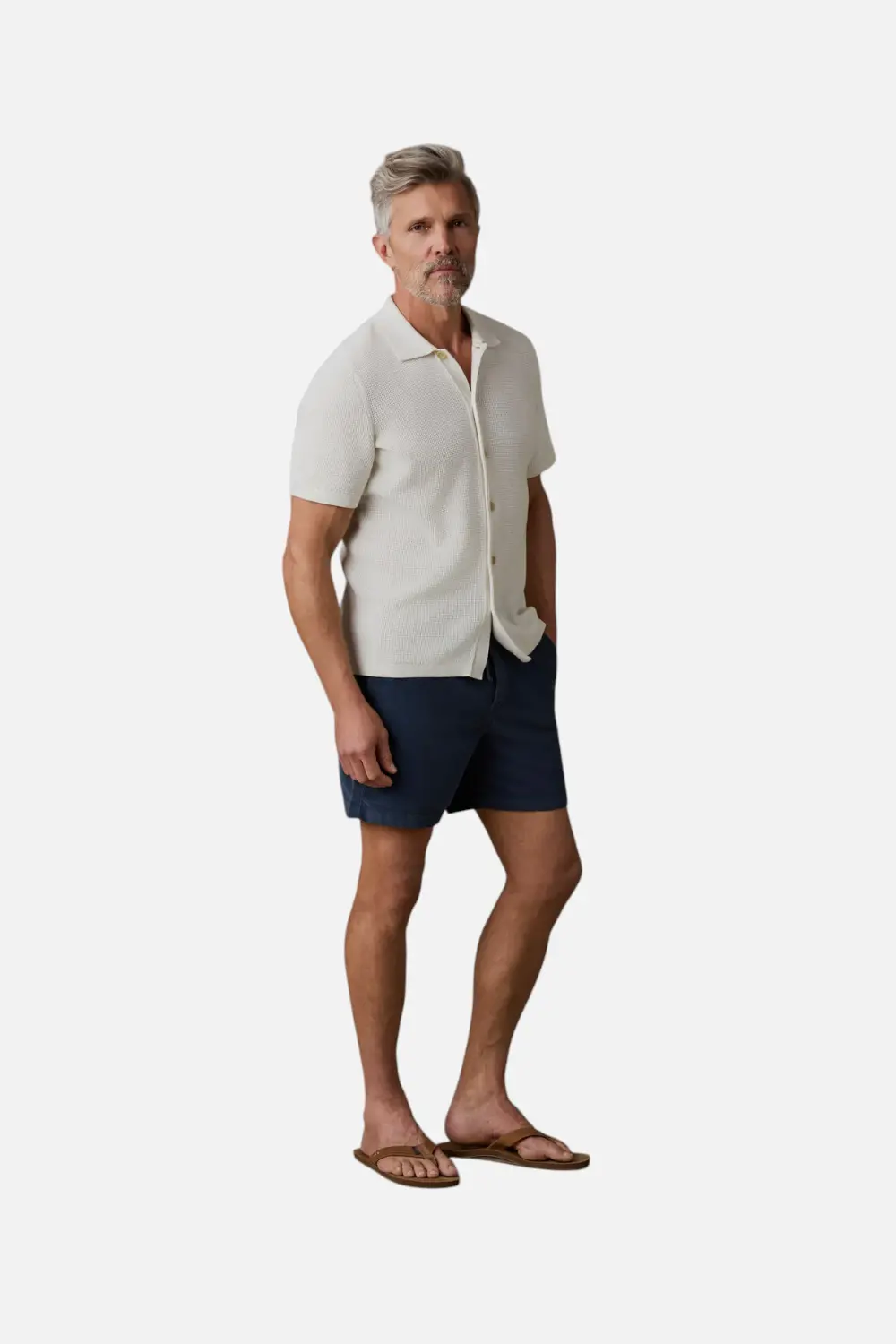 Faherty Essential Corduroy Short In Blue Nights 1
